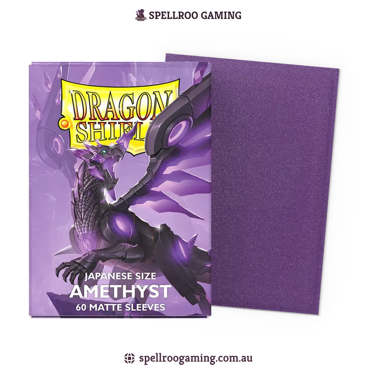 Dragon Shield: Matte - Amethyst - Standard Size - 100 Sleeves