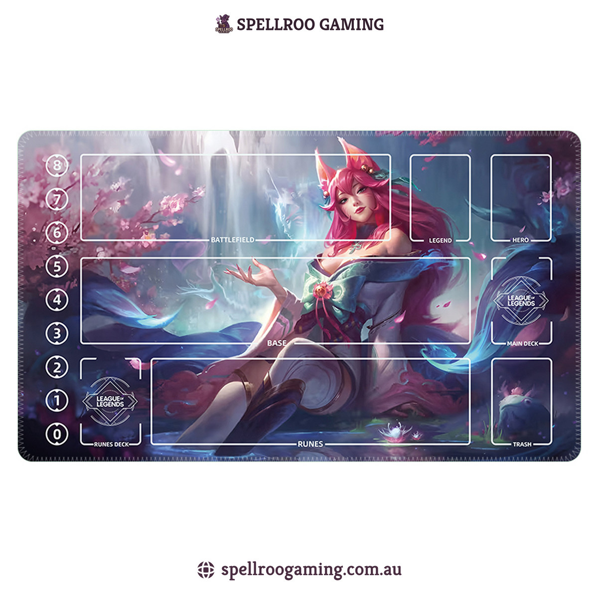 Riftbound: League of Legends TCG: Single Playmat (3mm) – Ahri 2 – English