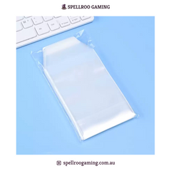 Premium BGS/CCG Graded Card Resealable Sleeves – 92×135 mm + 37 mm Flap (100pcs/Pack