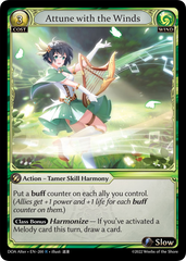 Grand Archive TCG: Attune with the Winds - EN-200 (Dawn of Ashes, R)