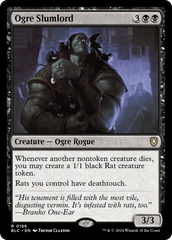 Ogre Slumlord (BLC-186) - Bloomburrow Commander