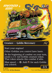 Howlsquad Heavy (Borderless) (First-Place Foil) (DFT-541) - Aetherdrift Foil