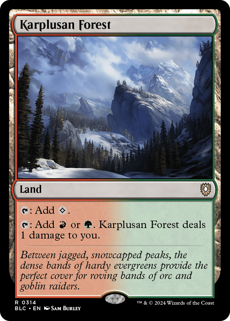 Karplusan Forest (BLC-314) - Bloomburrow Commander