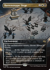 Barrensteppe Siege (Borderless) (TDM-384) - Tarkir: Dragonstorm: (enchantment)