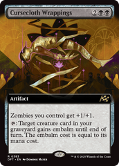 Cursecloth Wrappings (Extended Art) (DFT-383) - Aetherdrift: (Extended Art) Foil