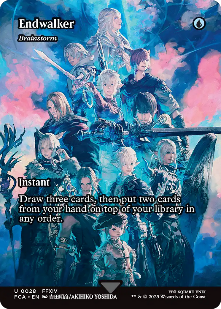 Endwalker - Brainstorm (Showcase) (FCA-028) - FINAL FANTASY: Through the Ages / Endwalker (Borderless) Foil