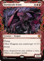 Stormscale Scion (Showcase) (TDM-303) - Tarkir: Dragonstorm: (Showcase) Foil