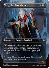 Vengeful Bloodwitch (Borderless) (FDN-325) - Foundations Foil