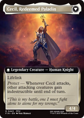 Cecil, Dark Knight (Extended Art) (FIN-445) - FINAL FANTASY: (Extended Art) Foil