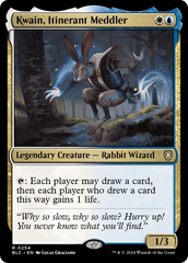 Kwain, Itinerant Meddler (BLC-254) - Bloomburrow Commander