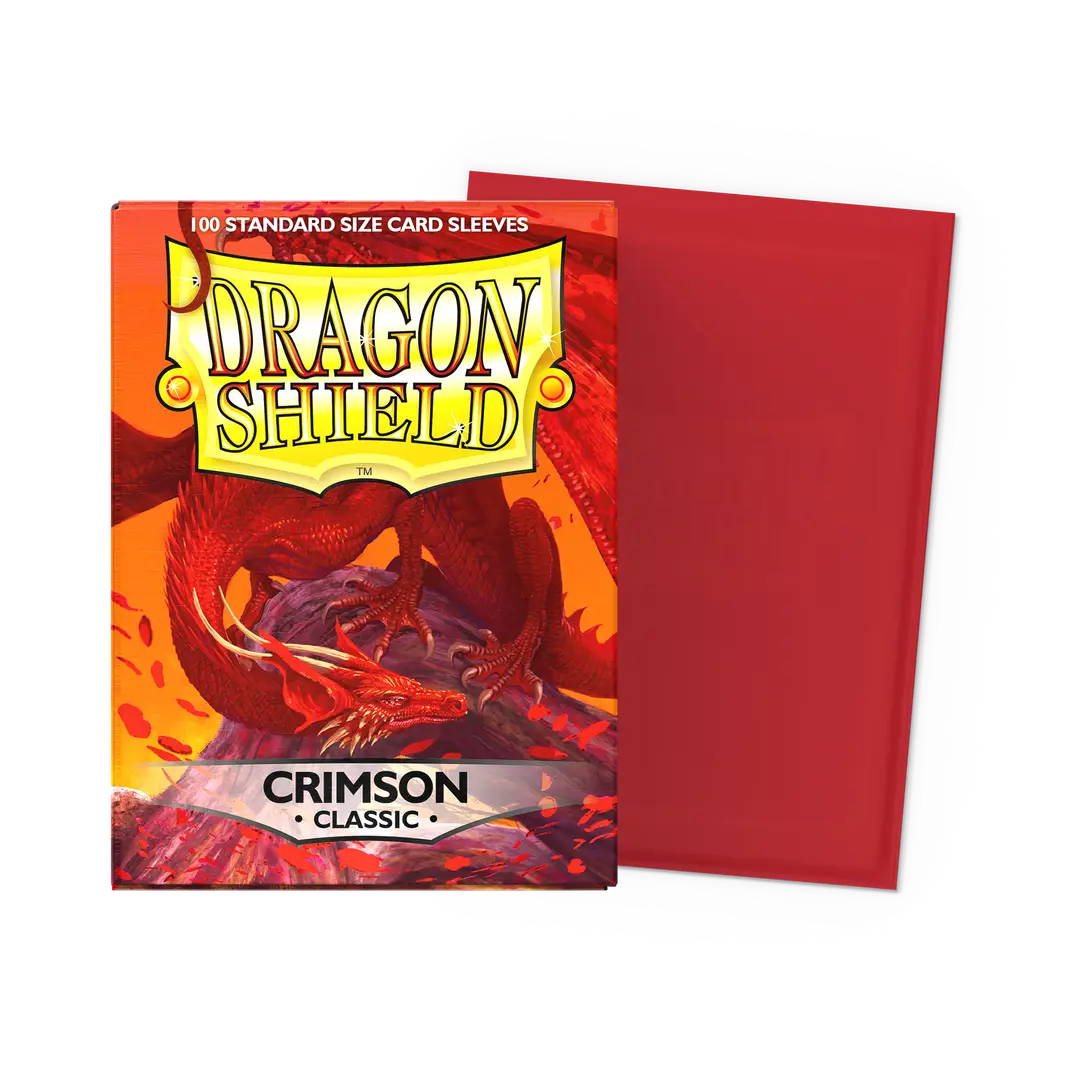Dragon Shield: Classic - Crimson - Standard Size - 100 Sleeves