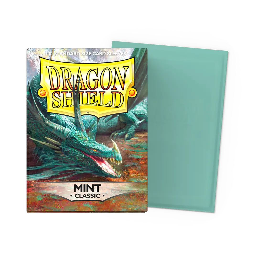 Dragon Shield: Classic - Mint - Standard Size - 100 Sleeves