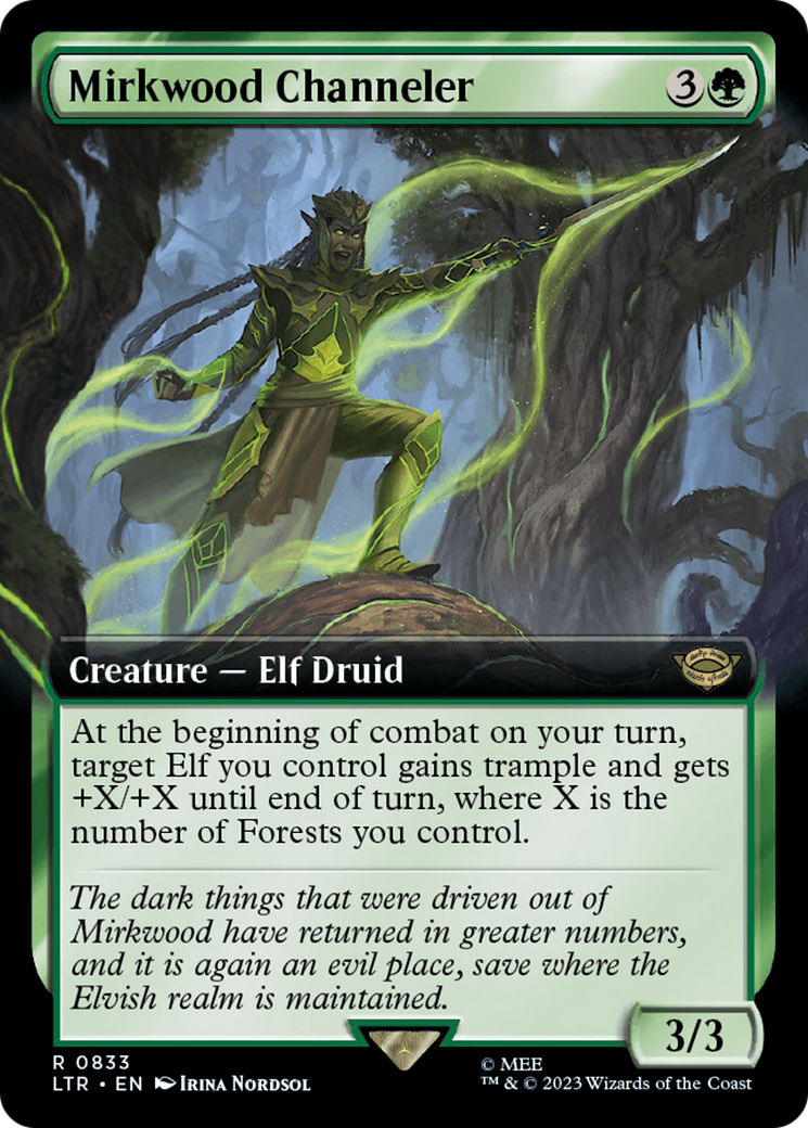 Mirkwood Channeler (Extended Art) (LTR-833) - The Lord of the Rings: Tales of Middle-earth: (Extended Art)