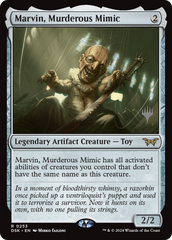 Marvin, Murderous Mimic (PPDSK-253) - Duskmourn: House of Horror Promos