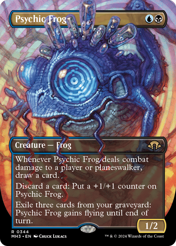 Psychic Frog (Borderless) (MH3-344) - Modern Horizons 3