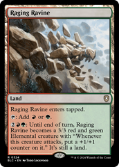 Raging Ravine (BLC-324) - Bloomburrow Commander