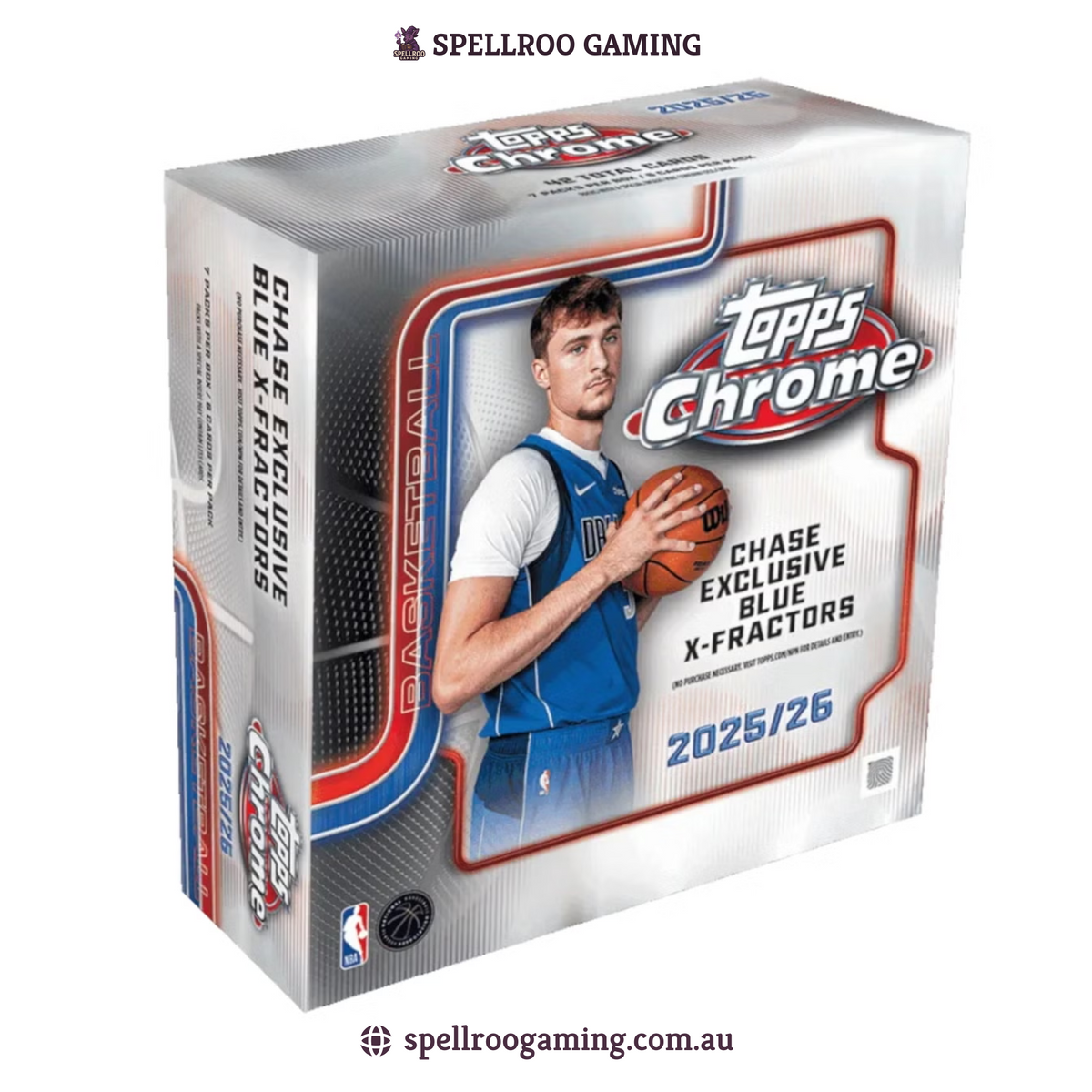 Topps: NAB Basketball Chrome 2025-2026 Mega Box - English