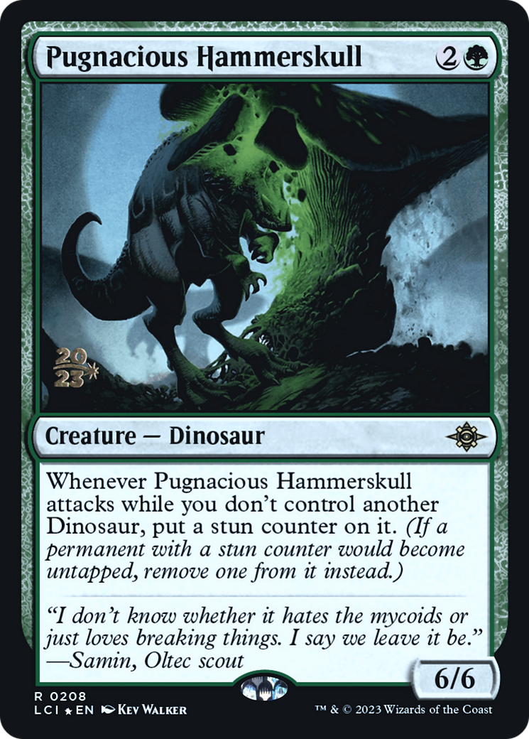 Pugnacious Hammerskull (PRE-208) - The Lost Caverns of Ixalan Promos Foil