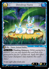 Grand Archive TCG: Dewdrop Hares - EN-166 (Dawn of Ashes, C)