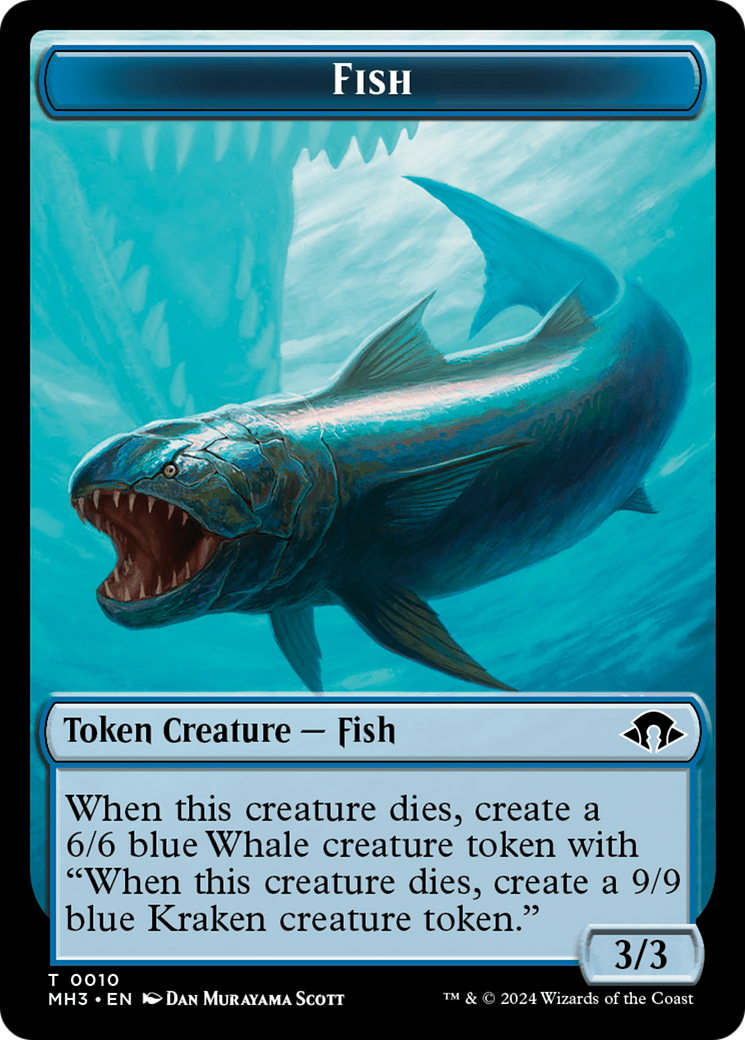Fish (TMH3-010) - Modern Horizons 3 Tokens Foil