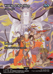 Wild Rose Rebellion - Counterspell (Showcase) (FCA-004) - FINAL FANTASY: Through the Ages / Wild Rose Rebellion (Borderless) Foil