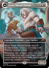 Ajani, Nacatl Pariah (Borderless) (MH3-442) - Modern Horizons 3 Foil