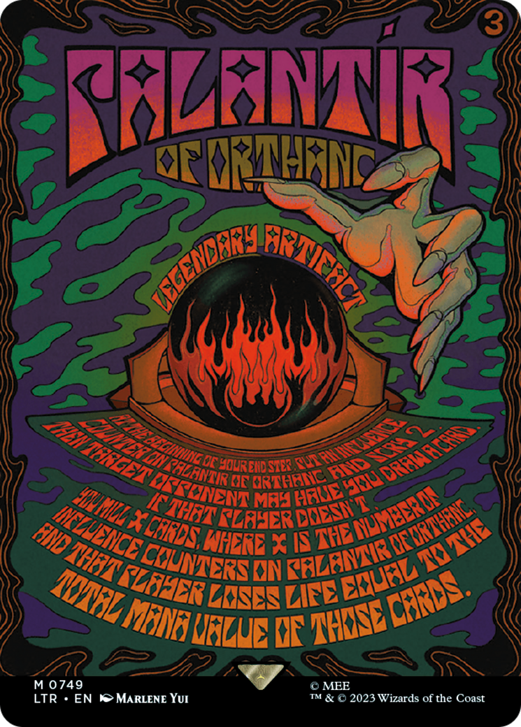 Palantir of Orthanc (Borderless Poster) (LTR-749) - The Lord of the Rings: Tales of Middle-earth Foil