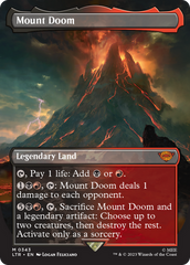 Mount Doom (Borderless) (LTR-343) - The Lord of the Rings: Tales of Middle-earth (Borderless) Foil