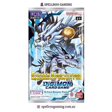 Digimon Card Game: BT15 - Exceed Apocalypse Booster Pack – English