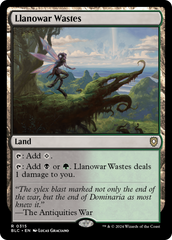 Llanowar Wastes (BLC-315) - Bloomburrow Commander