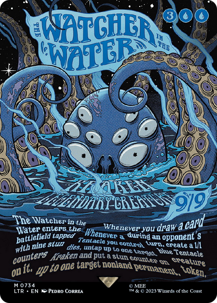 The Watcher in the Water (Borderless Poster) (LTR-734) - The Lord of the Rings: Tales of Middle-earth Foil