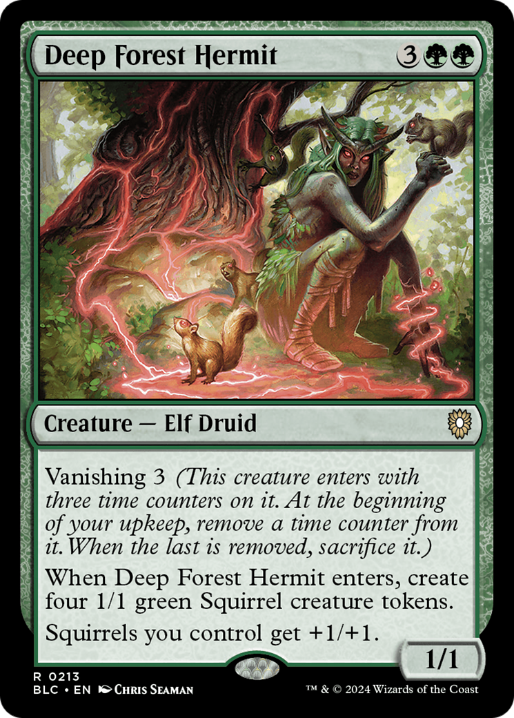 Deep Forest Hermit (BLC-213) - Bloomburrow Commander