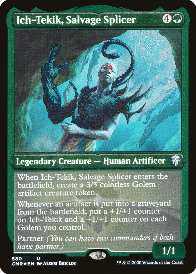 Ich-Tekik, Salvage Splicer (Foil Etched) (CMR-580) - Commander Legends Foil