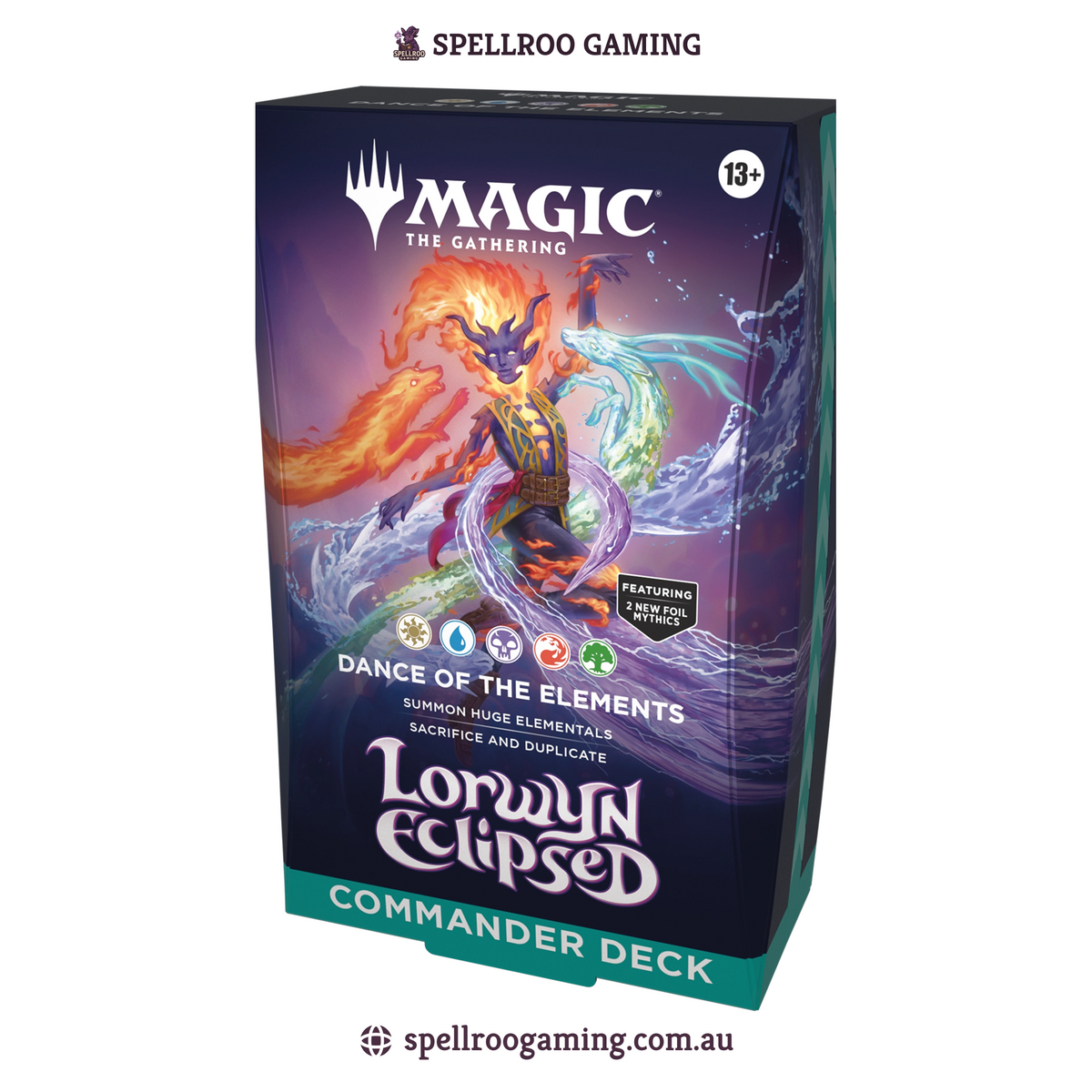 Magic: The Gathering: Lorwyn Eclipsed - Lorwyn Eclipsed Dance of the Elements Commander Deck - English