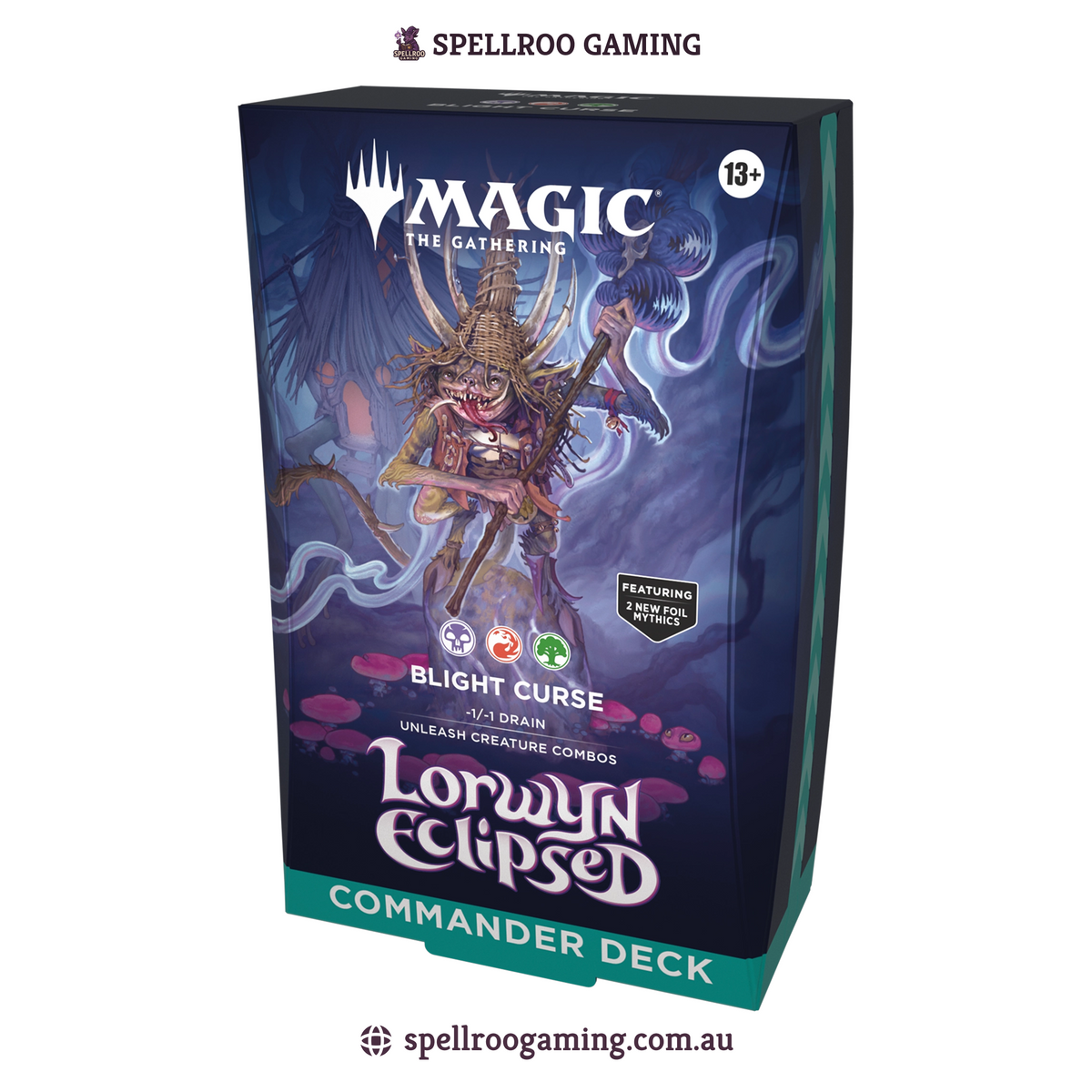 Magic: The Gathering: Lorwyn Eclipsed - Lorwyn Eclipsed Blight Curse Commander Deck - English