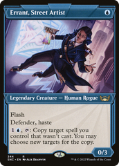 Errant, Street Artist (Showcase) (SNC-344) - Streets of New Capenna: (Showcase) Foil