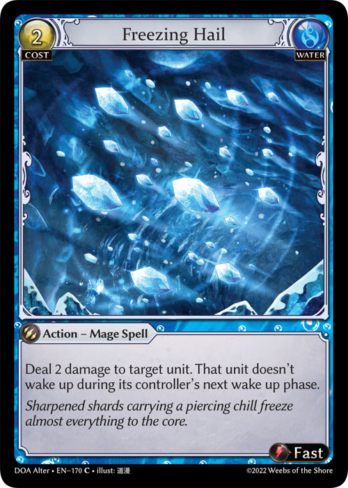 Grand Archive TCG: Freezing Hail - EN-170 (Dawn of Ashes, C)