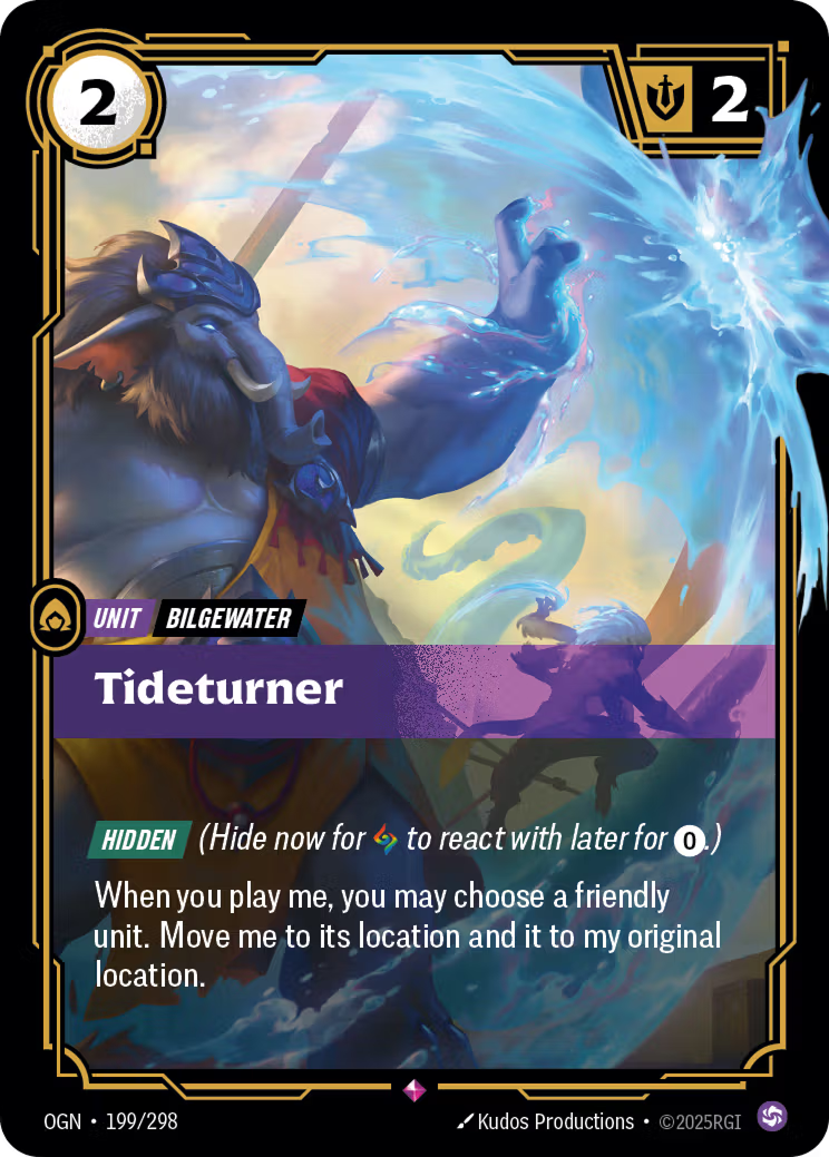 Riftbound: League of Legends TCG: Tideturner - EN - OGN-199/298 (Origins, R)