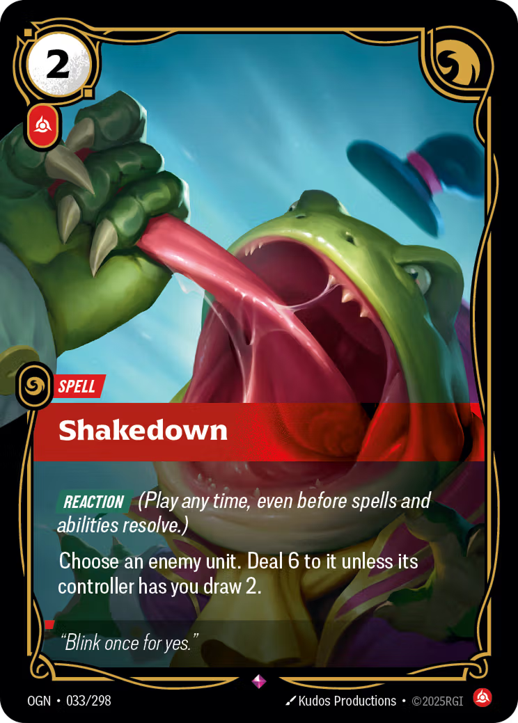 Riftbound: League of Legends TCG: Shakedown - EN - OGN-033/298 (Origins, R)