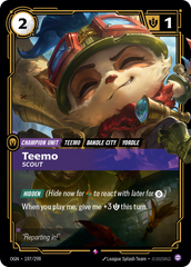 Riftbound: League of Legends TCG: Teemo, Scout - EN - OGN-197/298 (Origins, R)