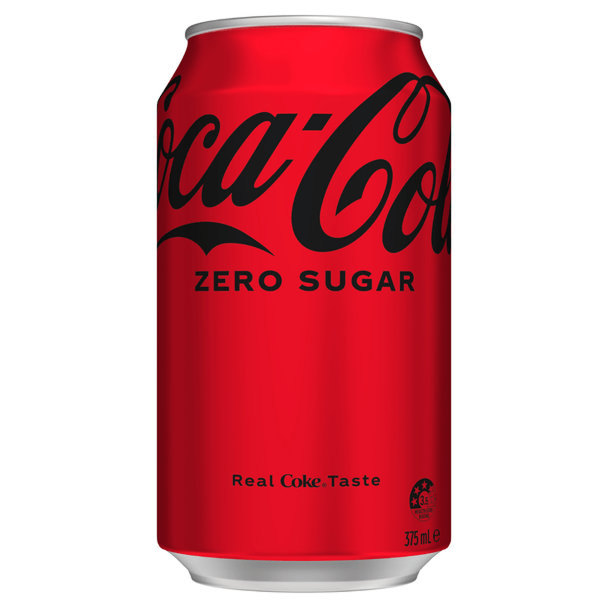 Coca-Cola Zero Sugar Soft Drink 375mL
