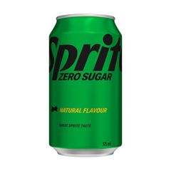 Sprite Zero Sugar Lemonade Soft Drink 375mL