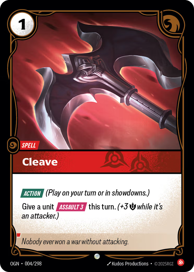 Riftbound: League of Legends TCG: Cleave - EN - OGN-004/298 (Origins, C)