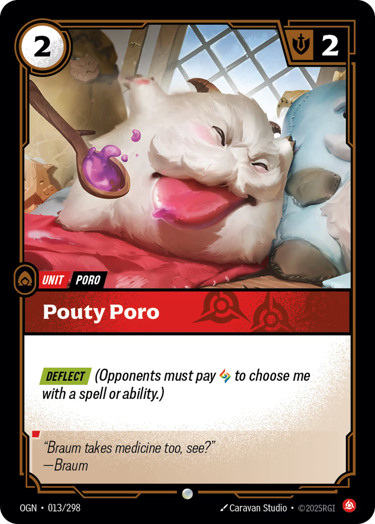 Riftbound: League of Legends TCG: Pouty Poro - EN - OGN-013/298 (Origins, C)