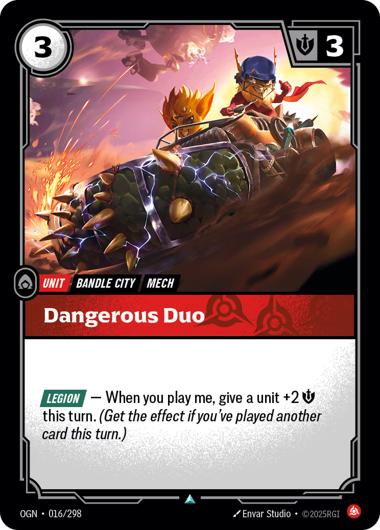 Riftbound: League of Legends TCG: Dangerous Duo - EN - OGN-016/298 (Origins, UC)