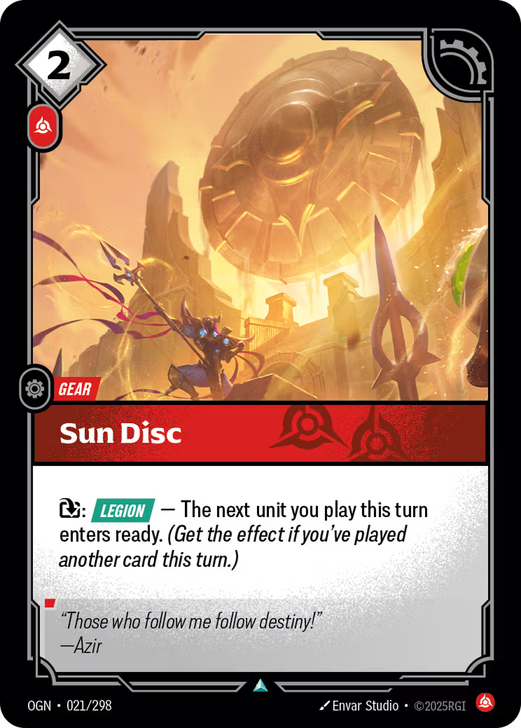 Riftbound: League of Legends TCG: Sun Disc - EN - OGN-021/298 (Origins, UC)
