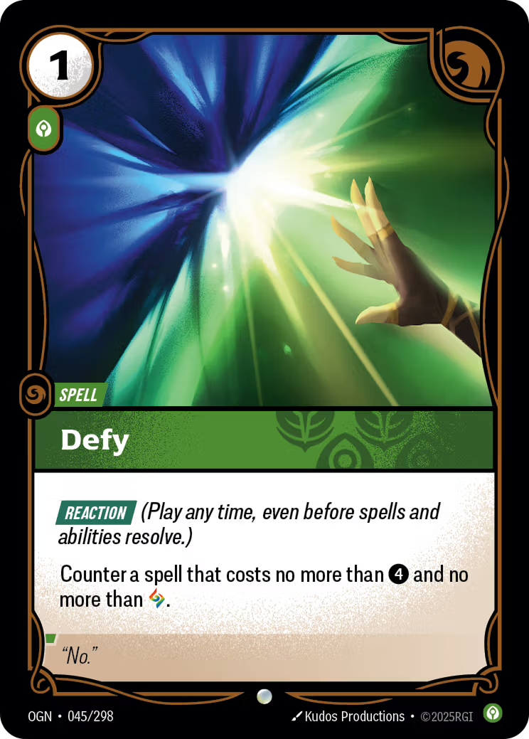 Riftbound: League of Legends TCG: Defy - EN - OGN-045/298 (Origins, C)