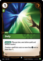 Riftbound: League of Legends TCG: Defy - EN - OGN-045/298 (Origins, C)