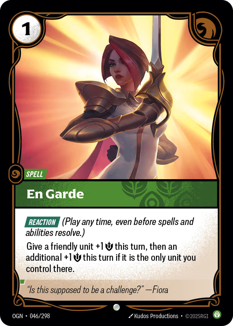 Riftbound: League of Legends TCG: En Garde - EN - OGN-046/298 (Origins, C)