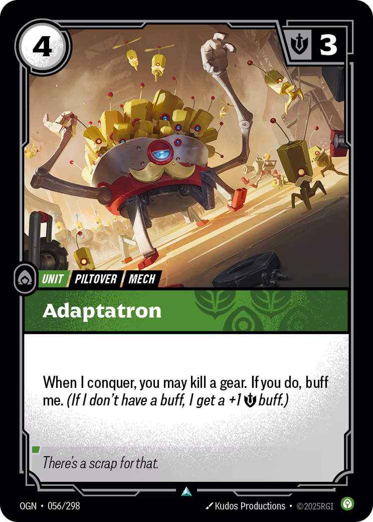 Riftbound: League of Legends TCG: Adaptatron - EN - OGN-056/298 (Origins, UC)